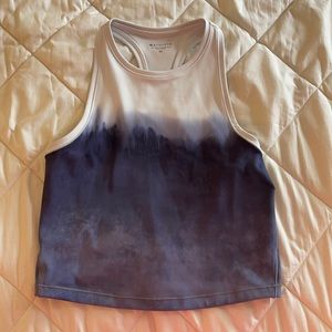 ombré crop tank
